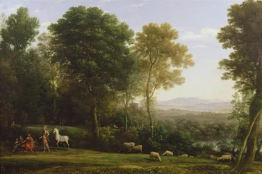 Landschaft mit Erminia im Gespräch mit dem alten Mann und seinen Söhnen